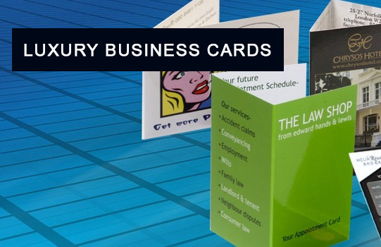 luxury business cards blog
