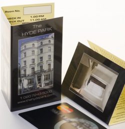 hotel treble promocard